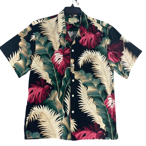 Newt at the Royal hawaiian Shirt size M Colorful USA Cotton Resort Vacation - Picture 8 of 11